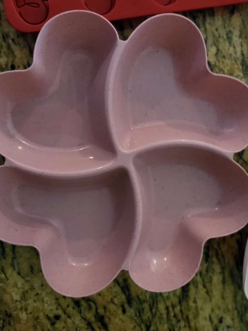 9 Piece - Heart-Shaped Silicone Mold Set - Pink & Red